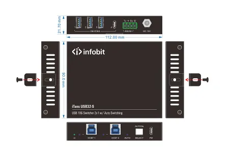 Купить Infobit iTrans USB32-S по выгодной цене в Казани