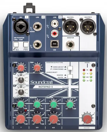 Купить Soundcraft Notepad-5 по выгодной цене в Казани