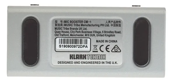 KLARK TEKNIK MIC BOOSTER CM-1 KLARK TEKNIK MIC BOOSTER CM-1