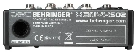 BEHRINGER 502 BEHRINGER 502