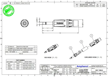 Купить AMPHENOL KM2PB по выгодной цене в Казани