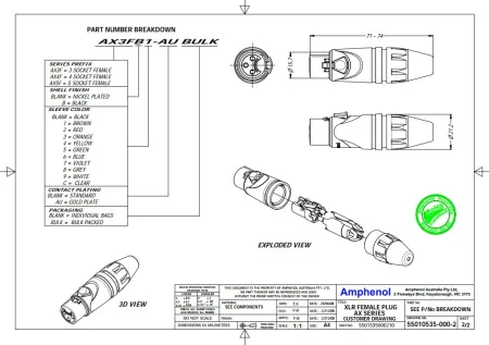 Купить AMPHENOL AX5F по выгодной цене в Казани
