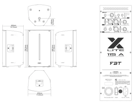 Купить FBT X-LITE 115A по выгодной цене в Казани