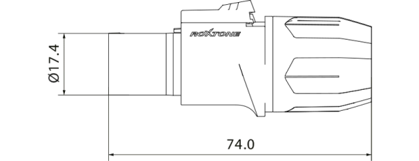 ROXTONE RAC3FCO Grey/black ring