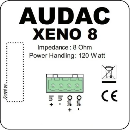 Купить AUDAC XENO8/W по выгодной цене в Казани