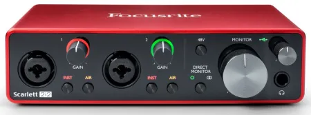 Купить FOCUSRITE Scarlett 2i2 3rd gen по выгодной цене в Казани