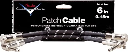 Купить FENDER 6` CABLE BLK 2 PACK по выгодной цене в Казани