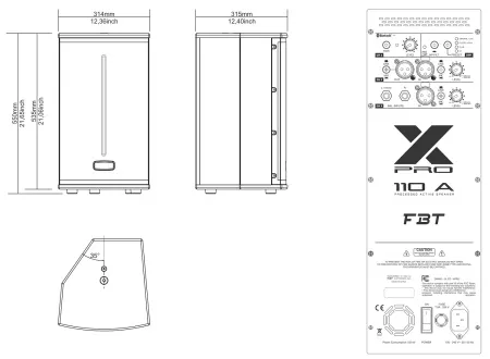 Купить FBT X-PRO 110A по выгодной цене в Казани