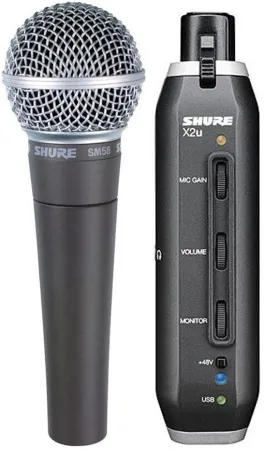 Купить SHURE SM58-X2U по выгодной цене в Казани
