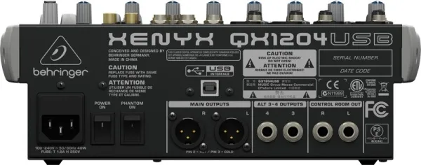 BEHRINGER QX1204USB BEHRINGER QX1204USB