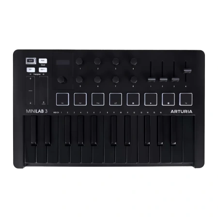 Купить Arturia MiniLAB 3 Deep Black по выгодной цене в Казани