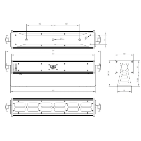 Купить Dialighting Led bar 36x4 по выгодной цене в Казани