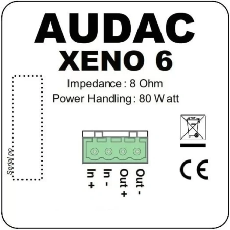 Купить AUDAC XENO6/B по выгодной цене в Казани