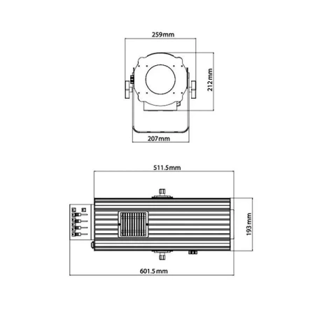 Купить JEG 1540 LED FOLLOW SPOT 350 по выгодной цене в Казани